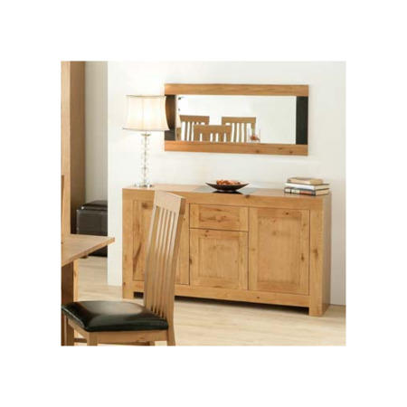 Acre Oak 3 Door 1 Drawer Sideboard - 