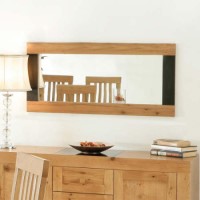 Acre Oak Wall Mirror - 
