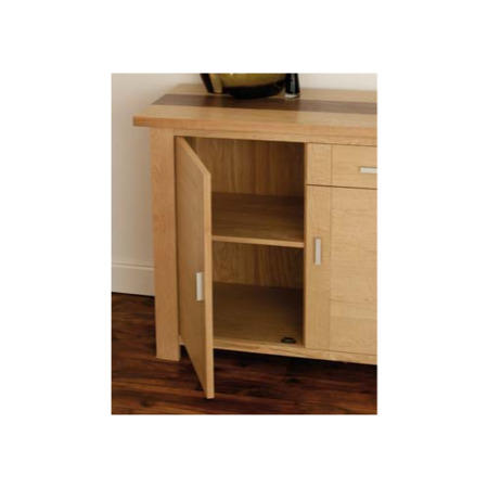 Zone Jenson Oak 3 Door 1 Drawer Sideboard