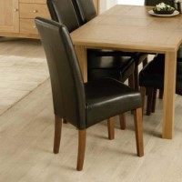 Zone Mallory Oak Upholstered Dining Chair