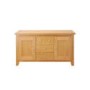 Zone Mallory Oak 2 Door 4 Drawer Sideboard