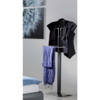 Hasena Caro Clothes Stand in Black and Chrome