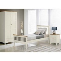 Bentley Designs Atlantis Two Tone 3 Piece Bedroom Set with Single Bed