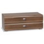 Hasena Caro 2 Drawer Wide Chest in Walnut