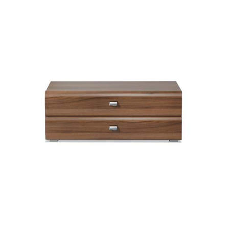 Hasena Caro 2 Drawer Wide Chest in Walnut