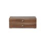 Hasena Caro 2 Drawer Wide Chest in Walnut