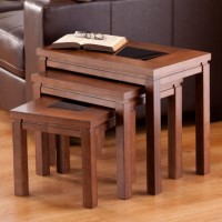 GRADE A3 - World Furniture Nevada Nest of Tables in Walnut