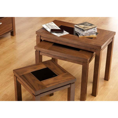 GRADE A3 - World Furniture Nevada Nest of Tables in Walnut