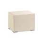 Hasena Caro White Leather Stool 