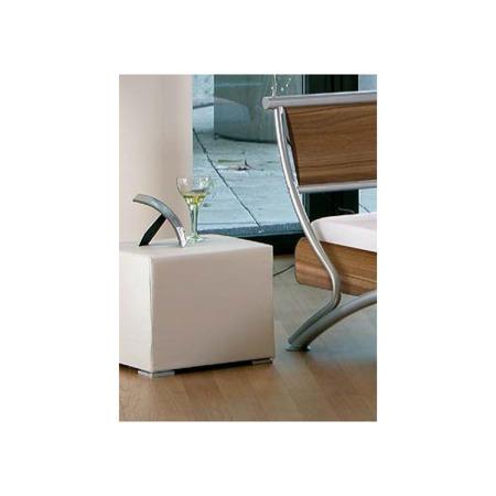 Hasena Caro White Leather Stool 