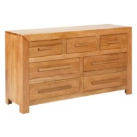 Heritage Furniture UK Caley Solid Oak 4+3 Drawer Chest
