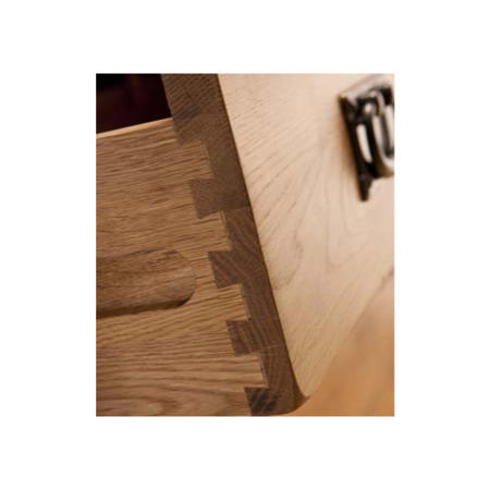 Varka 4 Piece Bedroom Furniture Set in Oak - with double bed