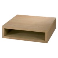 Harton Solid Oak Square Coffee Table - 
