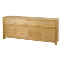 Alpes Developpement Come Solid Oak 4 Drawer 4 Door Sideboard