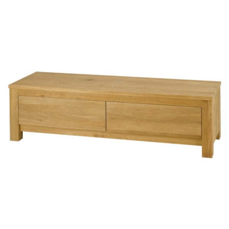 Alpes Developpement Come Solid Oak 2 Drawer Low Sideboard