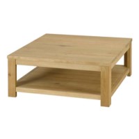 Alpes Developpement Come Solid Oak Square Coffee Table