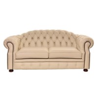 Icon Designs St Ives Oxford Leather 2 Seater Sofa