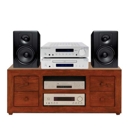 Islar Solid Wood Hifi Cabinet - 