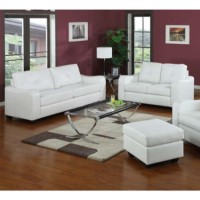 World Furniture Alex 3+2 Suite in White
