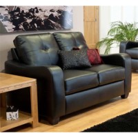 World Furniture Alex 2 Seater Sofa in Black