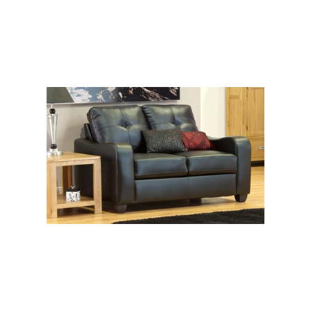 World Furniture Alex 2 Seater Sofa in Black