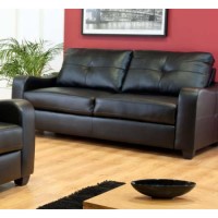 World Furniture Alex 3 Seater Sofa in Black