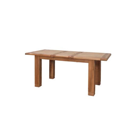 Furniture Link Danube Solid Oak Rectangular Extending Dining Table
