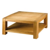 Alpes Developpement Acadie Solid Oak Square Coffee Table