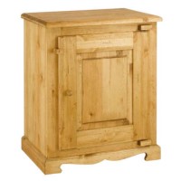 Farmer Solid Pine 1 Door Storage Cupboard - 