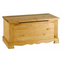 Alpes Developpement Farmer Solid Pine Blanket Box