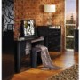 Welcome Furniture Emmeline High Gloss Dressing Table in Black - dressing table only