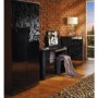 Emmeline High Gloss 3 Piece Bedroom Set in Black - 