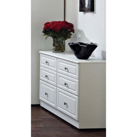 Welcome Furniture Pembroke White 6 Drawer Chest