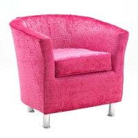 Icon Designs St Ives Tub Chair in Pink
