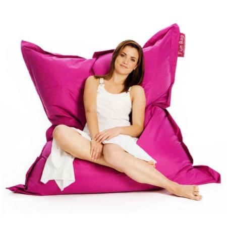 Icon Designs St Ives Memory Foam Fun Bag in Pink - Furniture123