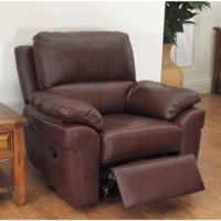 Furniture Link Monzano Recliner Armchair in Brown