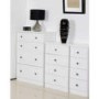 Welcome Furniture Amelie White 3 Piece Bedroom Storage Set