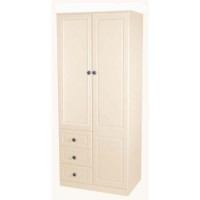 Welcome Furniture Amelie Cream 2 Door Combi Wardrobe