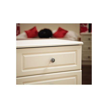 Welcome Furniture Amelie Cream 1 Door 6 Drawer Childs Wardrobe