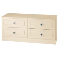 Welcome Furniture Amelie Cream 2+2 Drawer Wide Chest