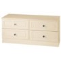 Welcome Furniture Amelie Cream 2+2 Drawer Wide Chest