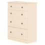 Welcome Furniture Amelie Cream Deep 4 Drawer Chest