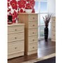 Welcome Furniture Amelie 5 Drawer Narrow Chest in Light Oak
