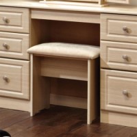 Welcome Furniture Amelie Dressing Table Stool in Light Oak
