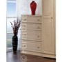 Welcome Furniture Amelie 4 Drawer Deep Chest in Light Oak