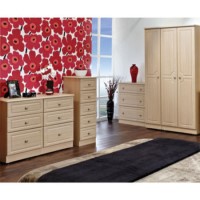 Amelie 4 Piece Bedroom Storage Set in Light Oak - 