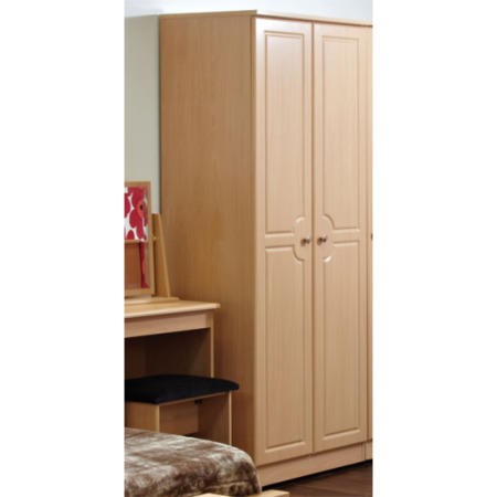 Welcome Furniture Amelie 2 Door Wardrobe In Beech Furniture123