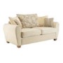 Icon Designs St Ives Monaco 2 Seater Scatter Back Sofa Bed in Cream