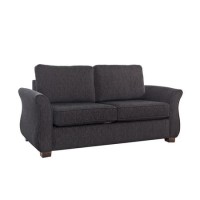 Icon Designs Roma 2 Seater Sofa Bed in Black