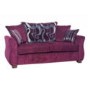 Icon Designs St Ives Vienna 2 Seater Scatter Back Sofa Bed in Purple